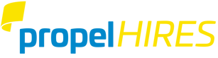 PropelHires logo (1500 × 405 px) Blue